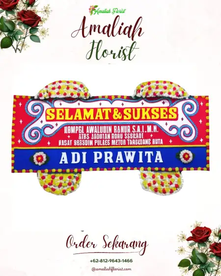 Papan Bunga Ucapan Selamat Tengilis Mejoyo