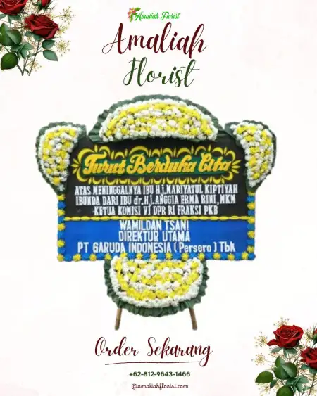 Papan Bunga Duka Tengilis Mejoyo